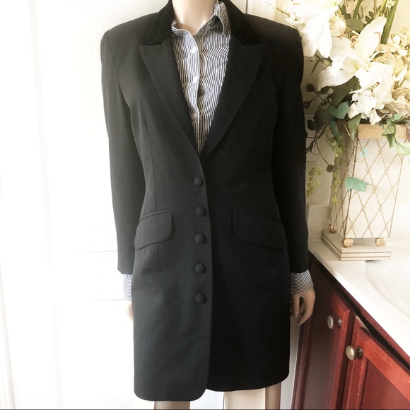 Express Jackets & Blazers - Vintage Express Comp. Long Dress Coat/Light Trench